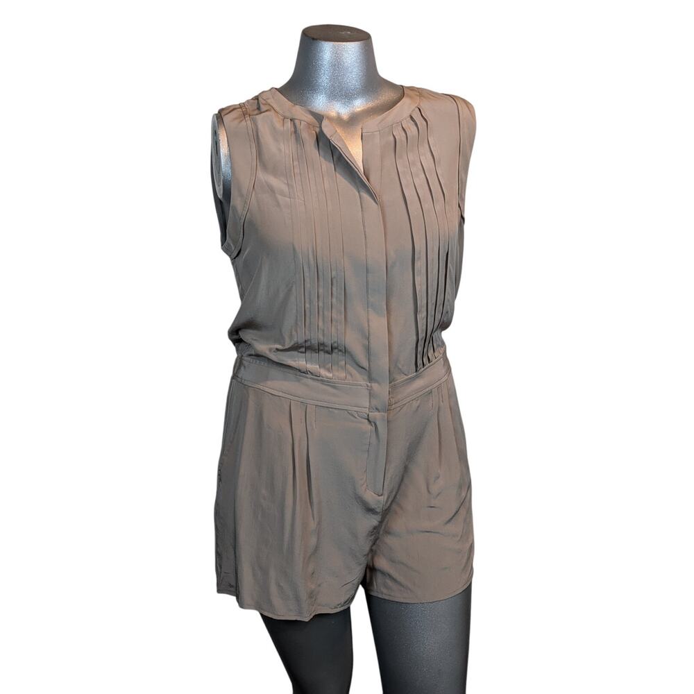 NWT BCBG Maxazaria Romper, Paloma, Hazelnut, sz L